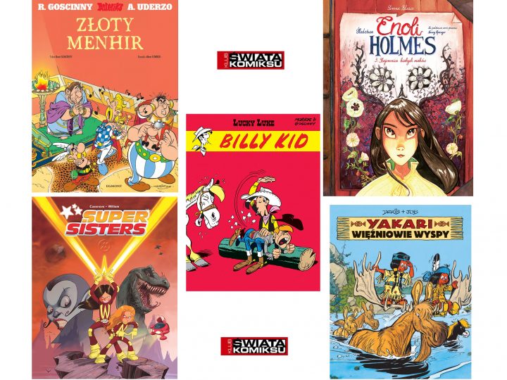 Nowości komiksowe dla dzieci Klubu Świata Komiksu Egmont Polska