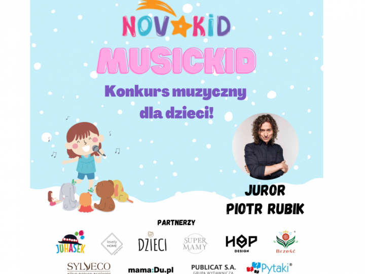 Konkurs “Novakid’s MusicKid” – nagraj piosenkę i wygraj atrakcyjne nagrody!