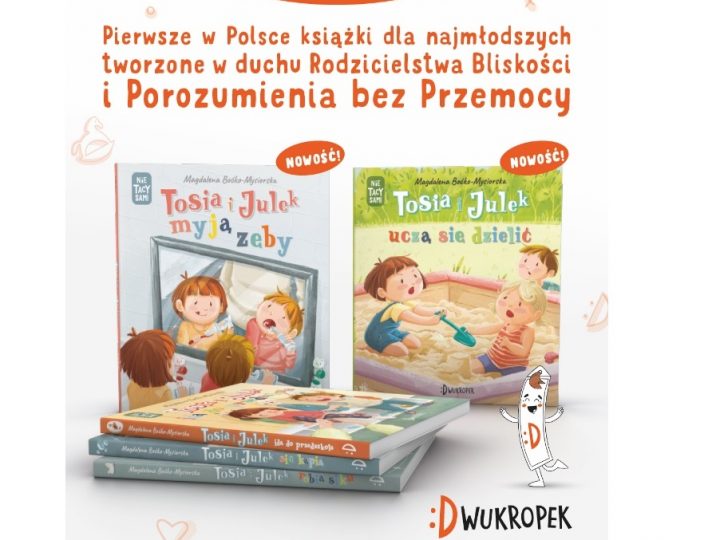 Tosia i Julek myja zęby, Tosia i Julek uczą się dzielić- Premiera!